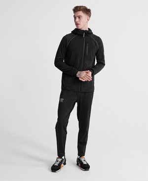 Superdry Training Water Repellent Férfi Sportruházat Fekete | EPOAH3712